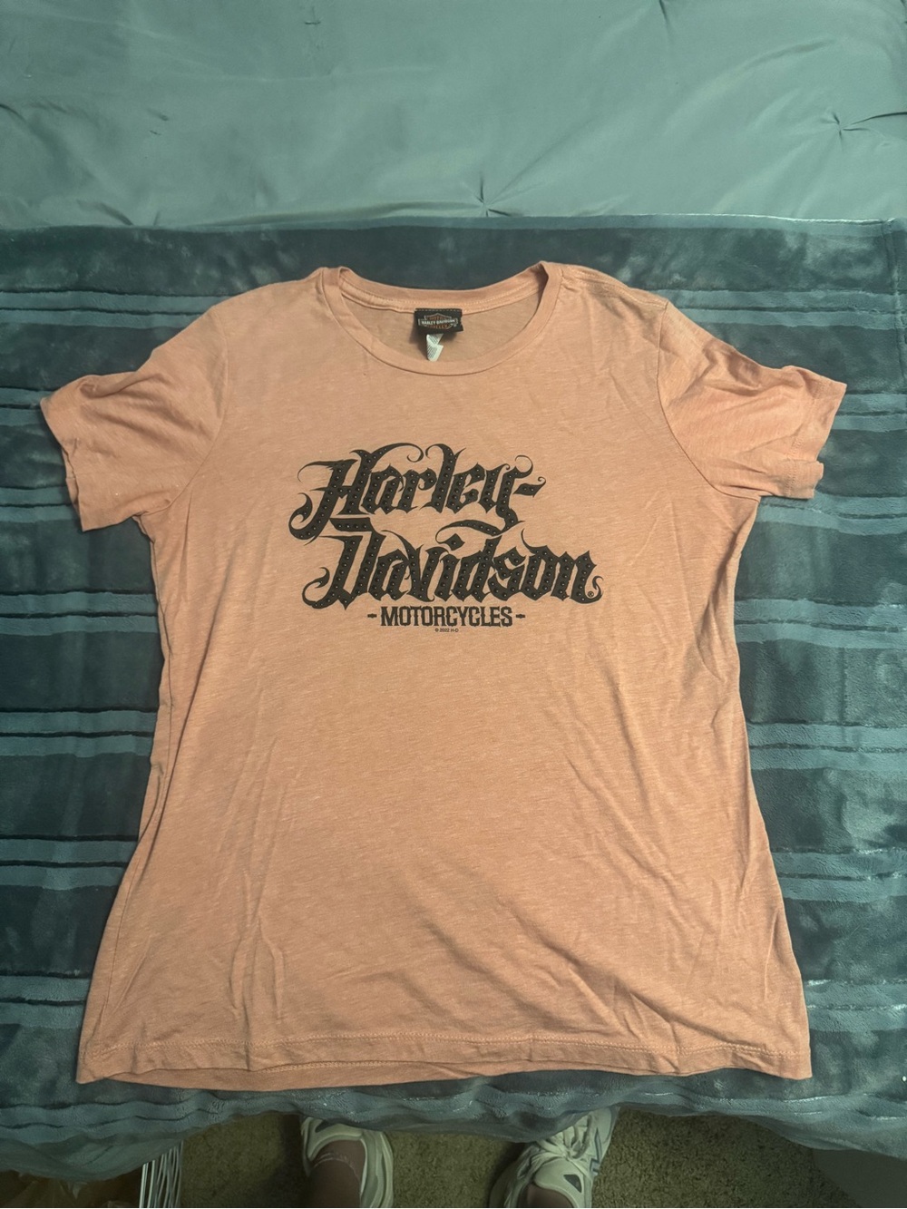 Harley-Davidson Peach Short Sleeve Logo Tee